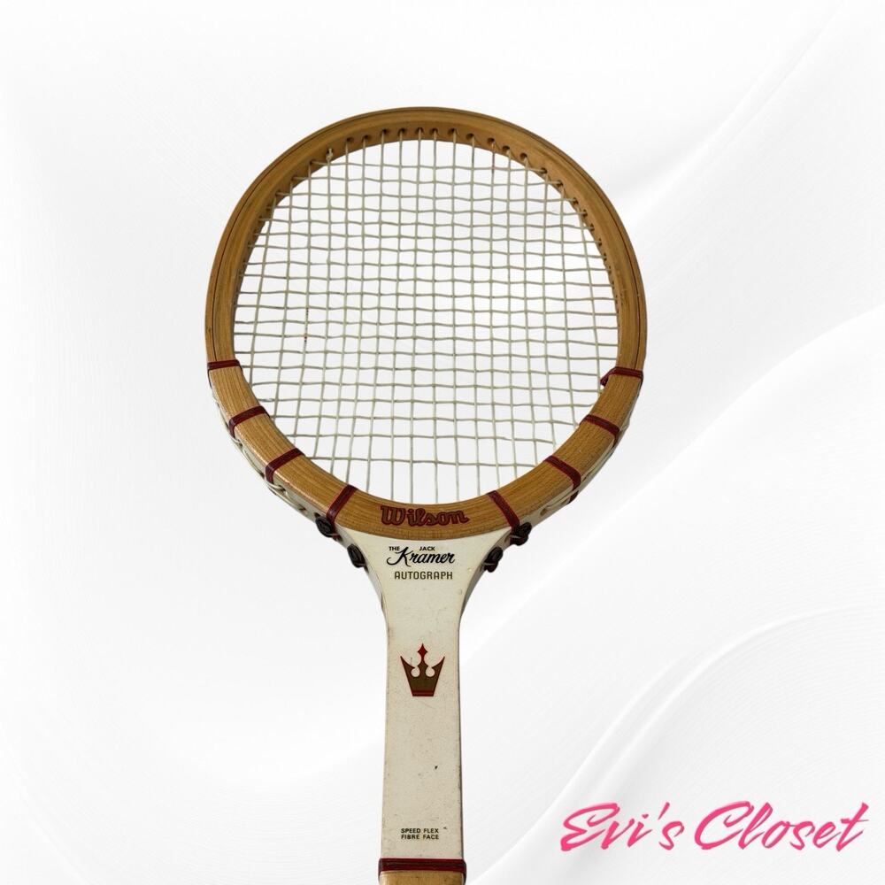 Wilson The Jack Kramer Autograph Speed Flex Fibre Face Tennis Racket 4 5/8 grip